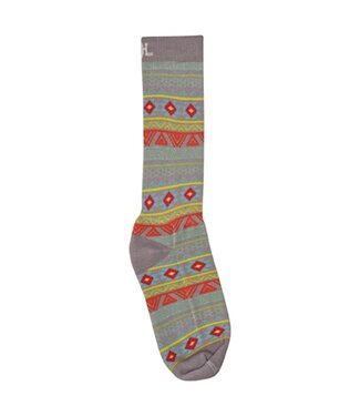 Multicolor Pattern Crew Sock 222323AZT