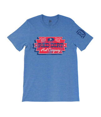 Red Dirt Hat Co RDHCT112 Blue Aztec Banner Tee