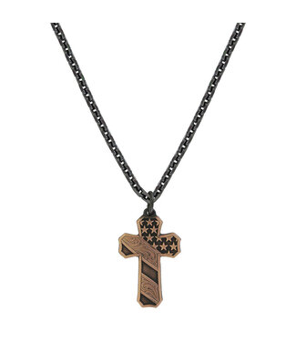 Faded Glory Cross Necklace