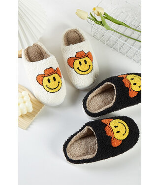 love and repeat Cowgirl Smiley Slippers