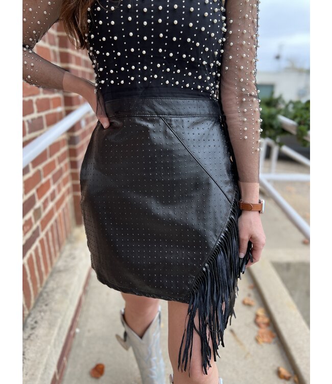 Fringe diamond skirt cheap