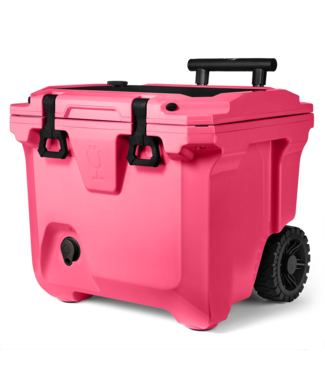 brumate BruTank 35-Quart Rolling Cooler | Neon Pink