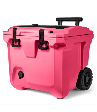 brumate BruTank 35-Quart Rolling Cooler | Neon Pink