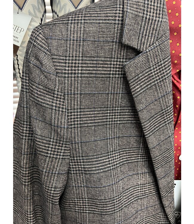 Brown Plaid Sports Coat BM96C03704