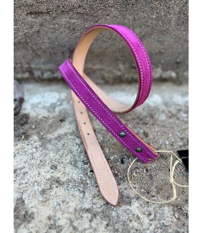 Punchy Pink Skinny Belt