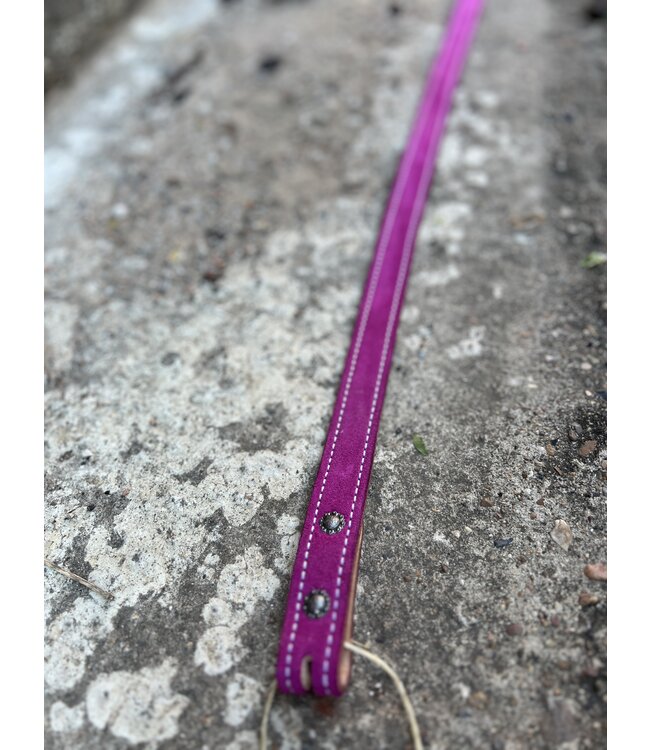 Punchy Pink Skinny Belt