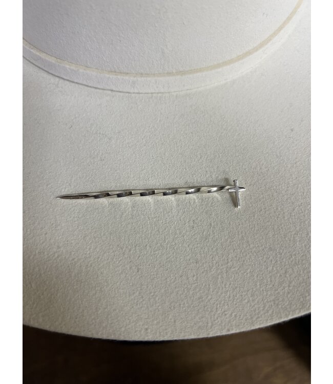 Silver & Silver Cross Cowboy Pick