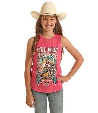 Panhandle Slim BG20T03626 GIRLS TANK HOT PINK