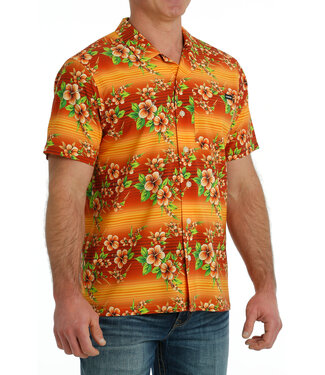 cinch Mens S/S Camp Shirt MTW1401041