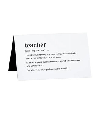 about face designs Teacher Large Desk Sign