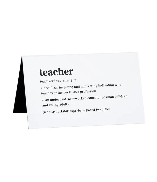Teacher Large Desk Sign