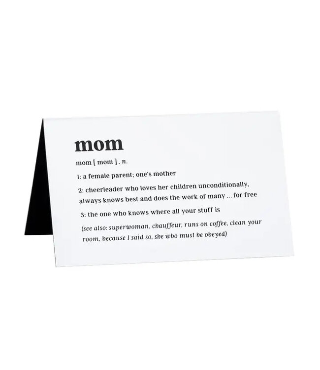 Mom Large Desk Sign