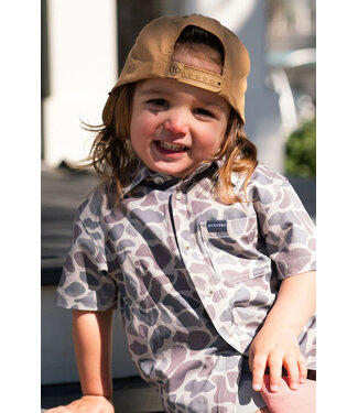 Burlebo Youth Classic Deer Camo Button Up