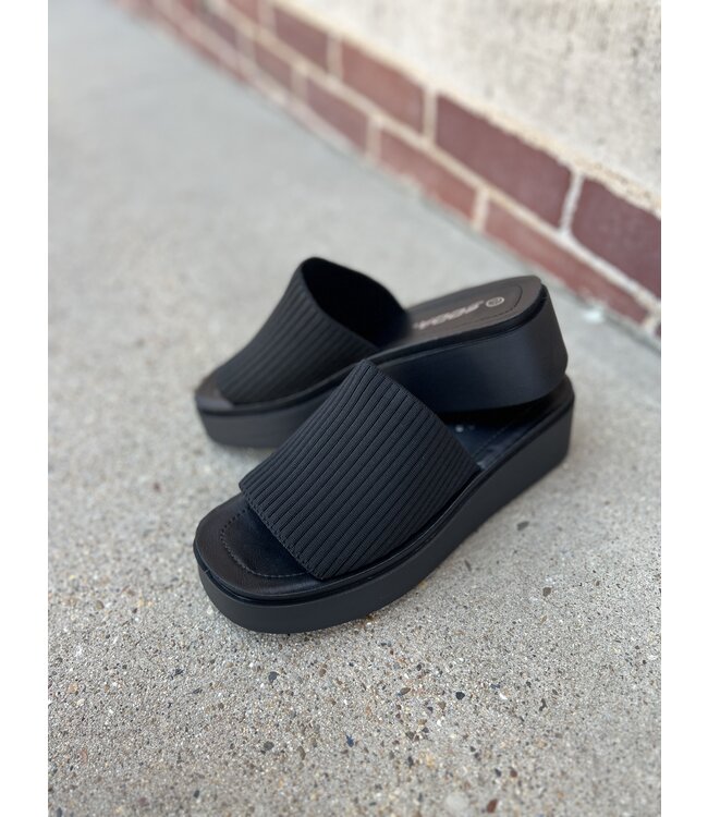 The Farley Sandal Black