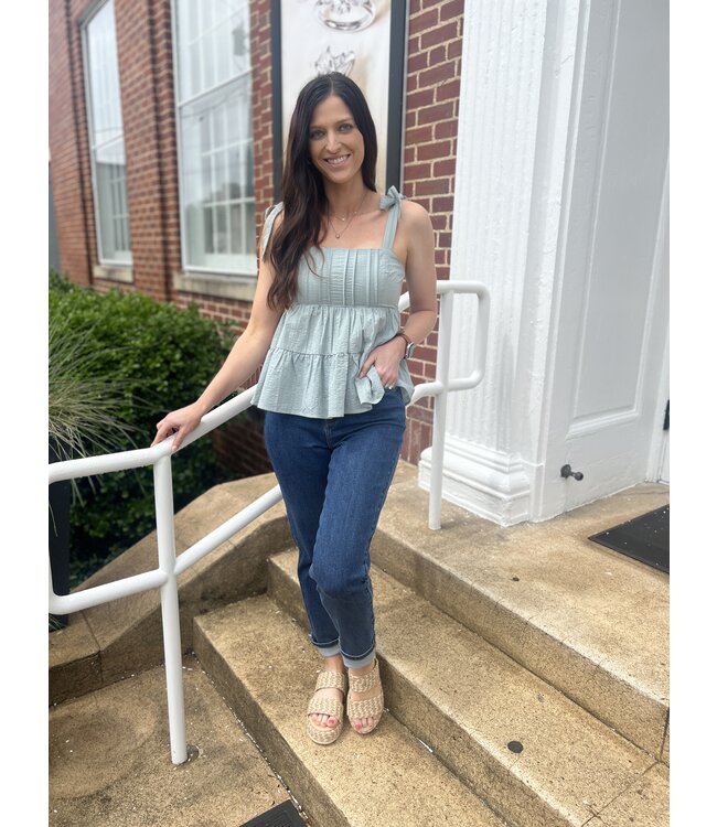 High Rise Mom Jean WV18977M-DK