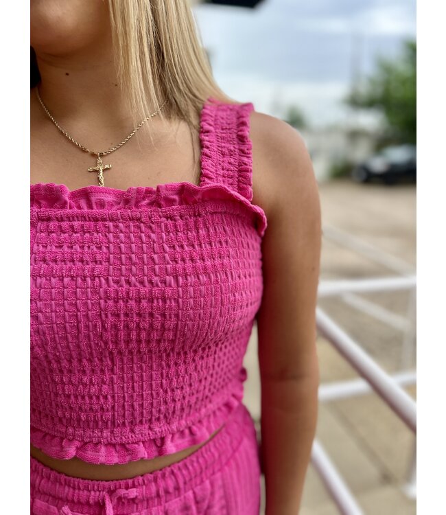 The Donna Top Hot Pink 23244