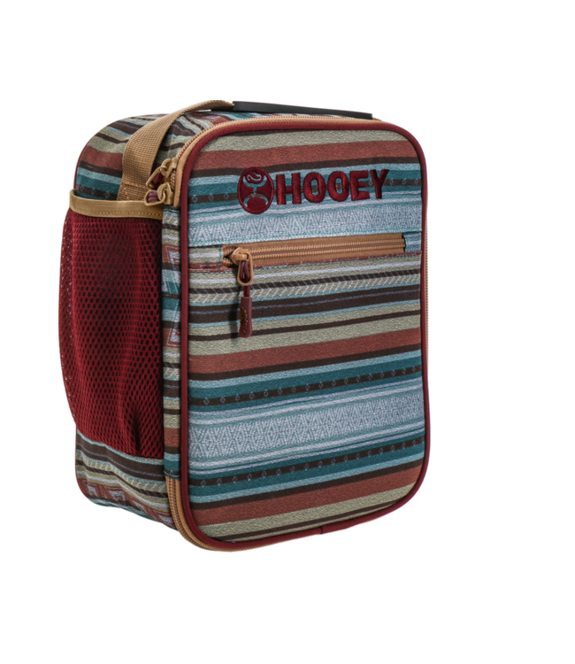 HLB005 TNS P Hooey Lunch Box Serape Pattern with Tan Black Handle