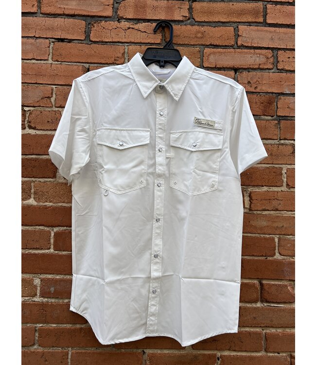 The Cutter Performance Short Sleeve Shirt Pearl