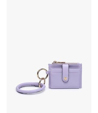 Jen & Co Sammie Mini Snap Wallet Lavender