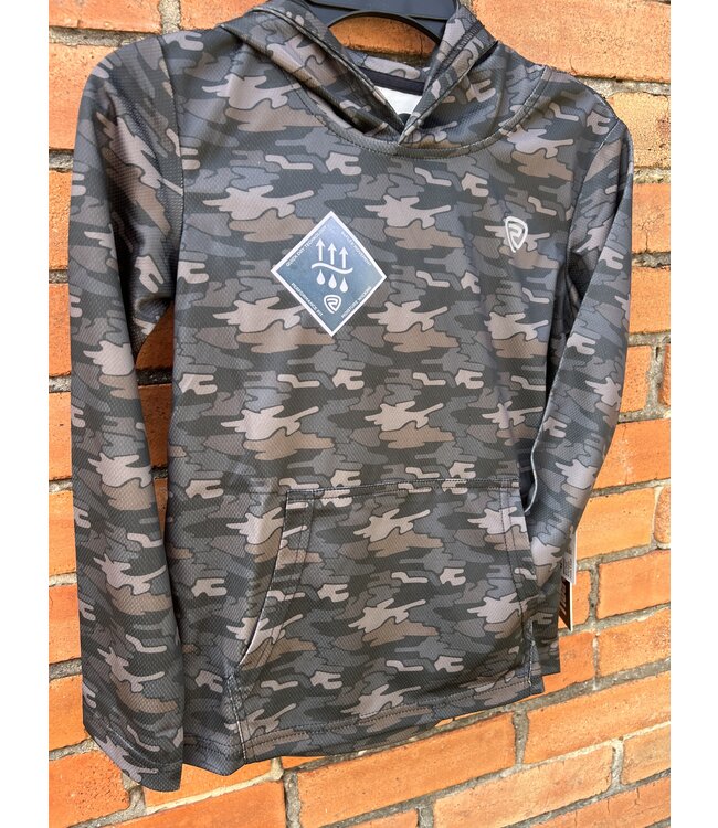 BB94T04947 Boys Camo Performance Hoodie