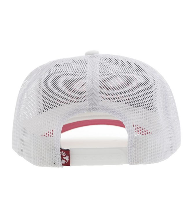 2460T­WH OG Hooey White 5­Panel Trucker