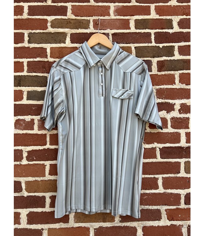 Diamond T Outfitters The Hybrid Putter Polo Natural Stripes