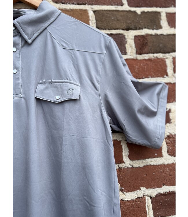 The Hybrid Putter Polo Grey