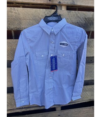 Panhandle Slim RGN2S04588 Blue Girls Snap
