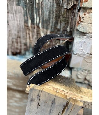 remuda Cadillac Black Single Stitch Belt