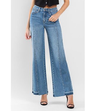 Flying Monkey High Rise Split Seam Trouser F5374