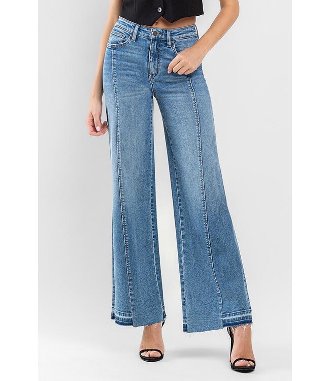 Flying Monkey High Rise Split Seam Trouser F5374