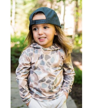 Burlebo Youth Performance Hoodie Pintail Camo
