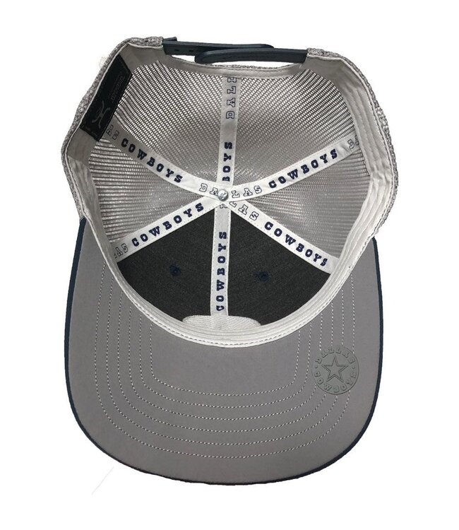 Youth Hooey Dallas Grey Navy Trucker