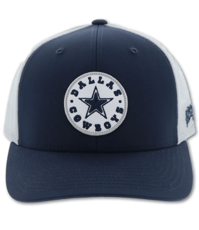 Youth Hooey Dallas Grey Navy Trucker