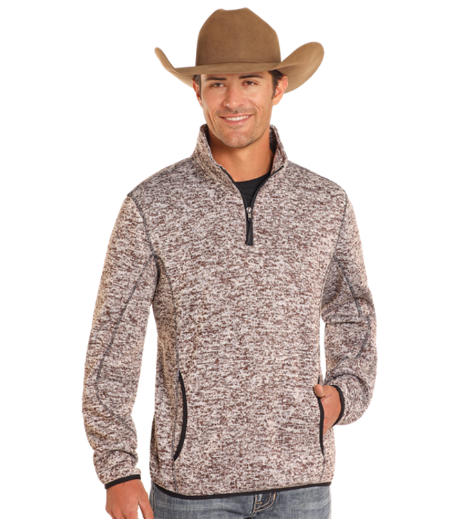 DM91C04101 Knit Melange Brown Pullover