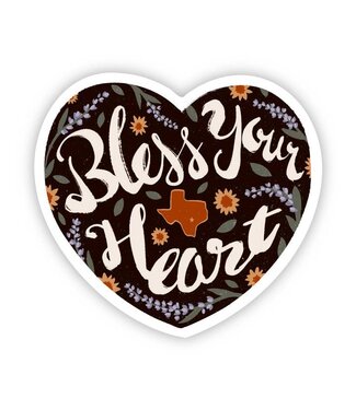 Big Moods Bless Your Heart Texas Sticker