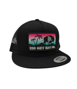 Red Dirt Hat Co Miami Vice Heather Black RDHC308