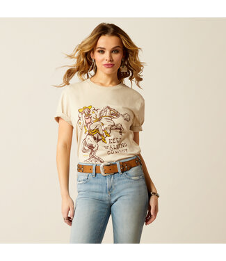 Ariat Intl 10052542 Keep Walking Cowboy Tee