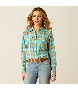 Ariat Intl 10052968 Roping Plaid Snap