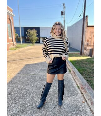 hyfve Taupe it off sweater F026