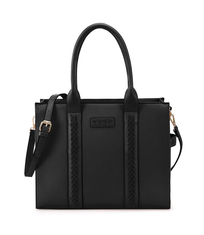 WG70-8317BK Wrangler Large Black Tote