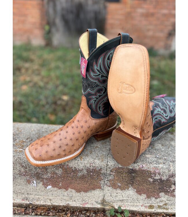 JE5171 Cognac Moseley Full Quill Ostrich