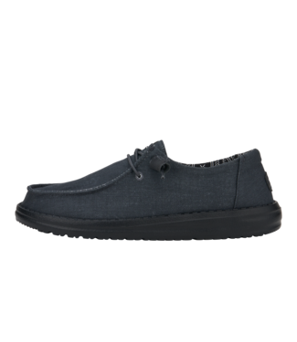 Hey Dude Wendy Canvas Off Black/Black