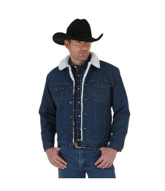 Diamond T Outfitters Wrangler® Sherpa Lined Denim Jacket