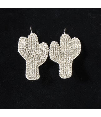 M&F Western Rhinestone Cactus Earring D460014736