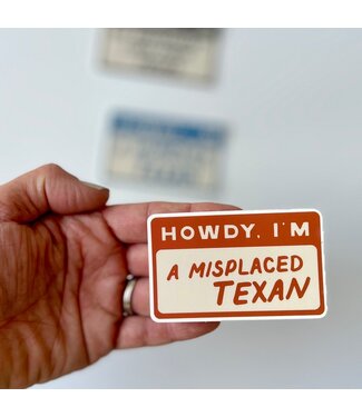 Morgan Lacey Hart Misplaced Texan Sticker