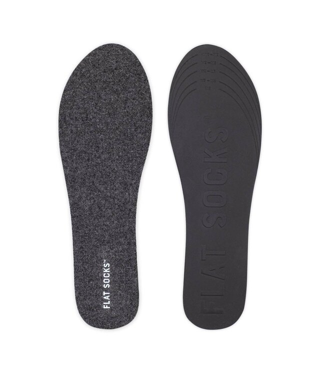 Flat Socks Heather Grey Large