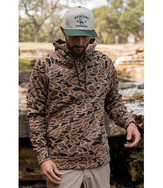 Burlebo Fleece Hoodie Gauge Camo