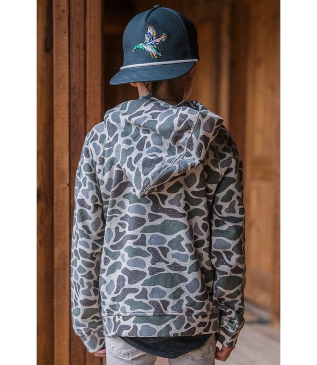Youth Fleece Hoodie Classic Deer Camo