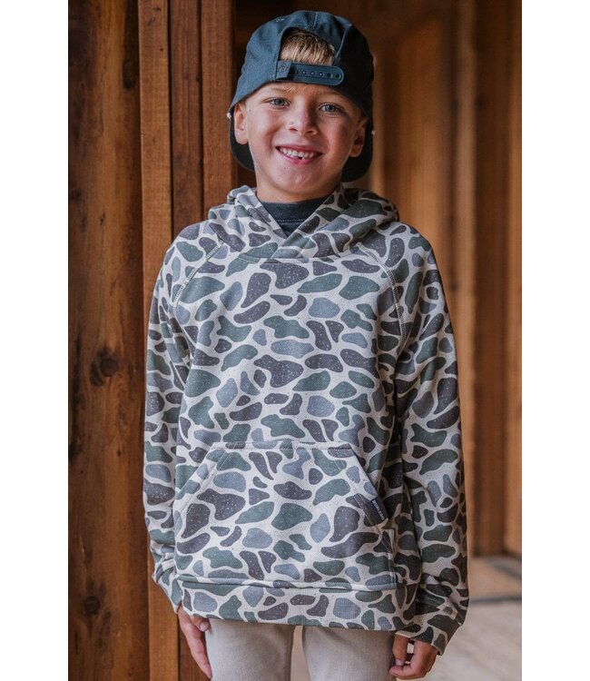 Youth Fleece Hoodie Classic Deer Camo